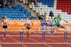 Hayley McLean (Chelmsford) 400 metres hurdles, 2014 Sainsbury's British Championships. Photo: David T. Hewitson/Sports for All Pics